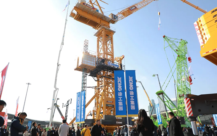 bauma CHINA 2024丨皇冠welcome官网塔式起重机、智能施工升降机火热亮相