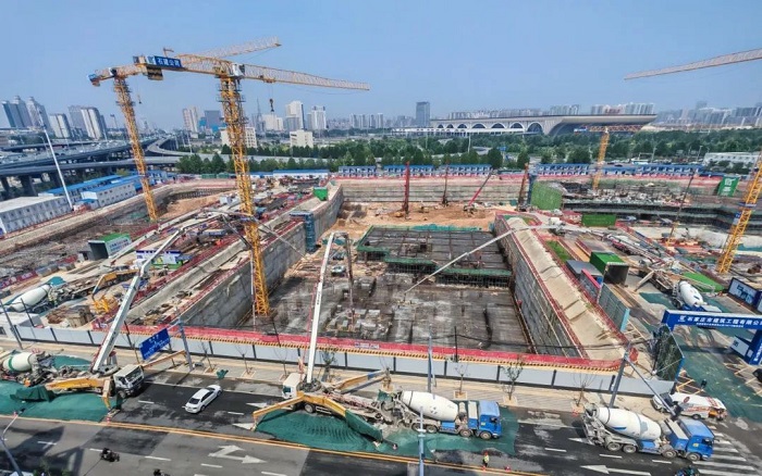 提速发展→皇冠welcome官网混凝土机械助建石家庄城市更新