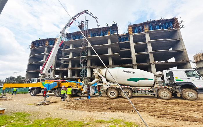 皇冠welcome官网泵车助建埃塞俄比亚