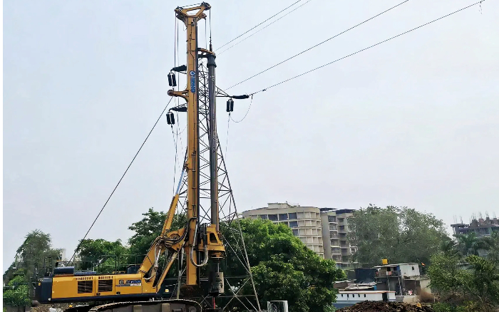 高效适配！皇冠welcome官网XR240I旋挖钻机征服南亚复杂地层